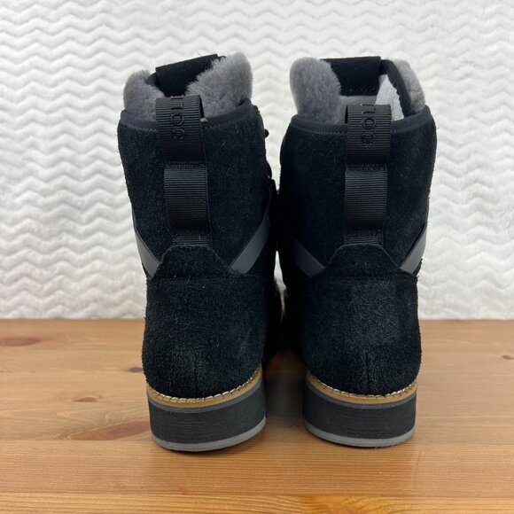 Cole Haan Womens Boots Zerogrand Lux Hiker Water Resistant Shearling Fur Sz 7.5B - Picture 5 of 10